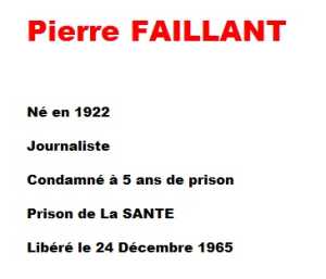   Pierre FAILLANT
